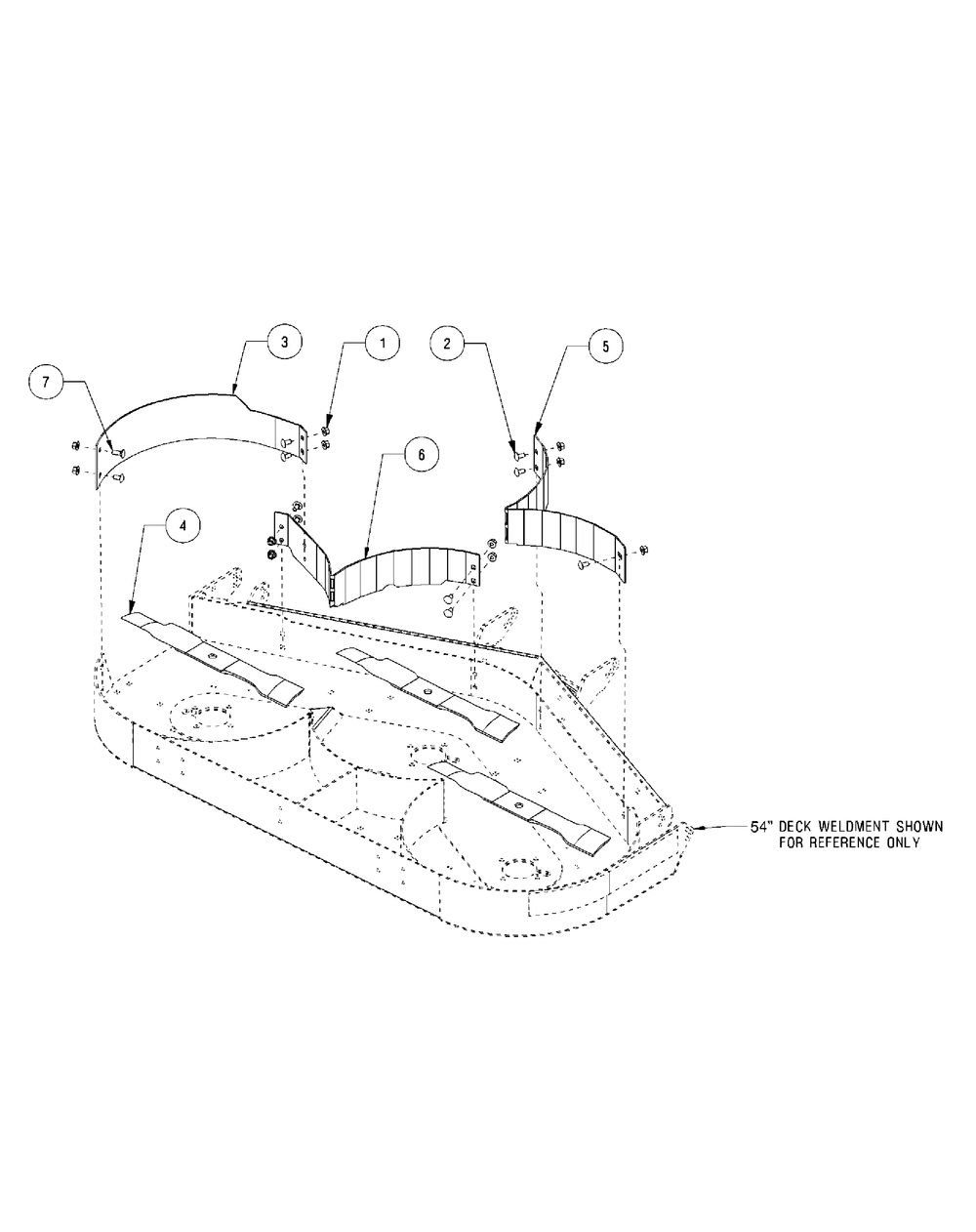 General Assembly Diagram and Parts List for 59A30029150 54Inch Cub Cadet Lawn Tractor